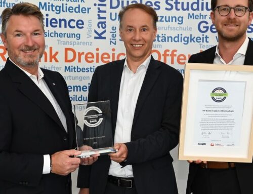 VR Bank Dreieich-Offenbach eG erhält Auszeichnung für besonderes Gesundheitsengagement