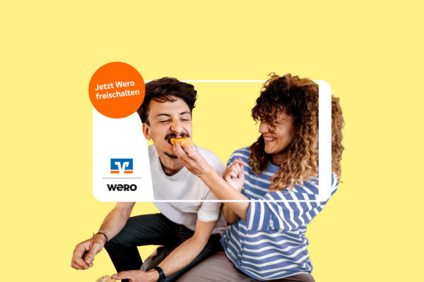 wero-400×600 Frau füttert Mann